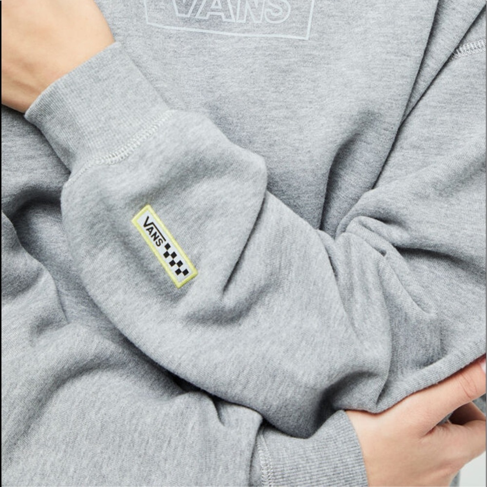 VANS After Dark Crew Women’s Hoodie Pullover Grey VN0A4BGBGRH - Picture 6 of 8